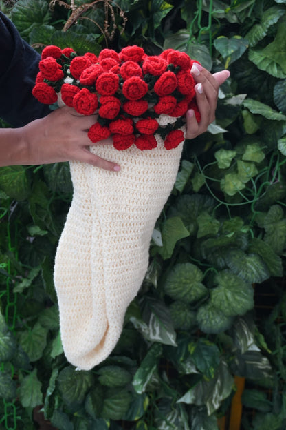 Rose bouquet blanket